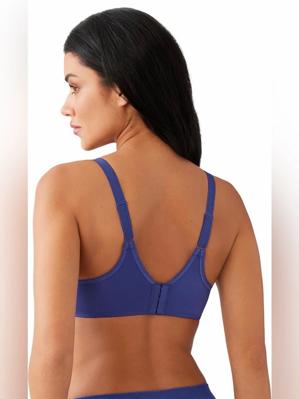 Wacoal Full Figure Basic Beauty Underwire Bra support shape wear 44DDD cobalt - Picture 2 of 8